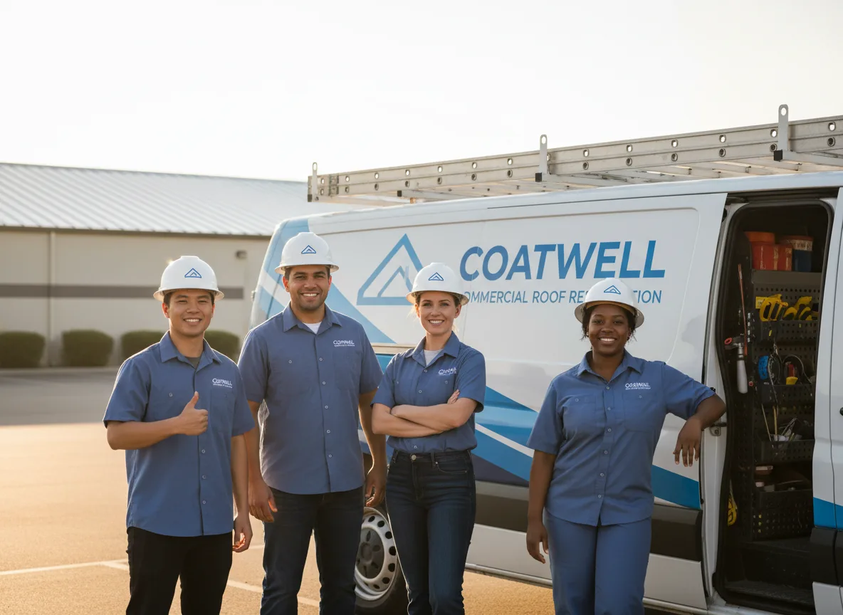 Commercial roof coating company in Wetmore, MI